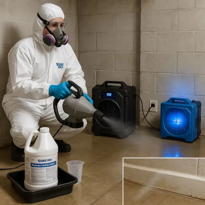 Sanitization and Odor Removal process in Thurmond, NC