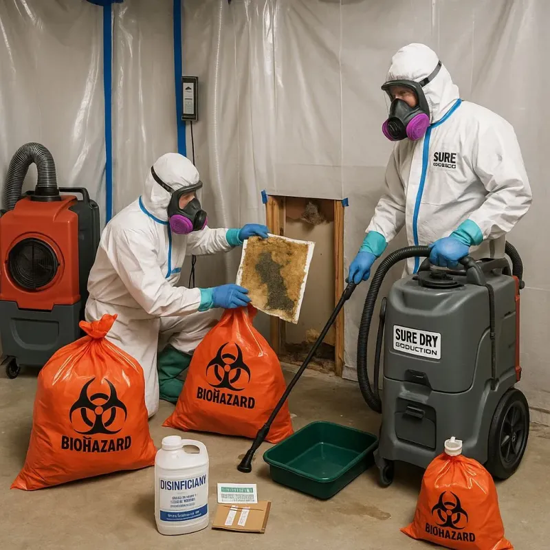 Contaminated Water Handling Protocols process in Thurmond, NC