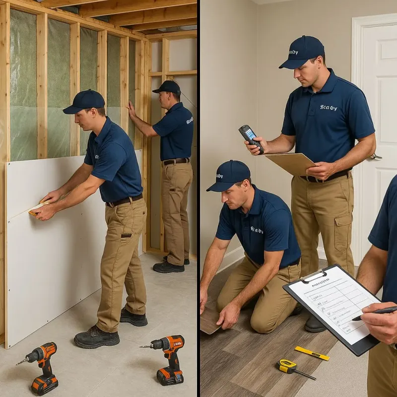Repairs and Reconstruction process in Thurmond, NC