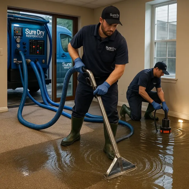 Water Extraction and Removal process in Thurmond, NC